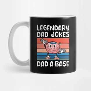 Legendary Dad Jokes Dad-A-Base Funny Dad Mug